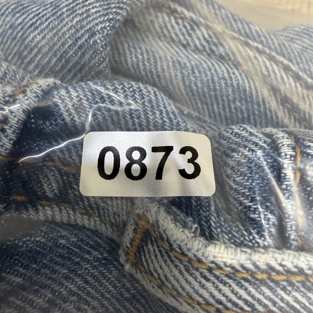 Levis Superlow Loose Jeans Womens 28x32 NWT Light Wash Distressed Wide Leg - Picture 13 of 13